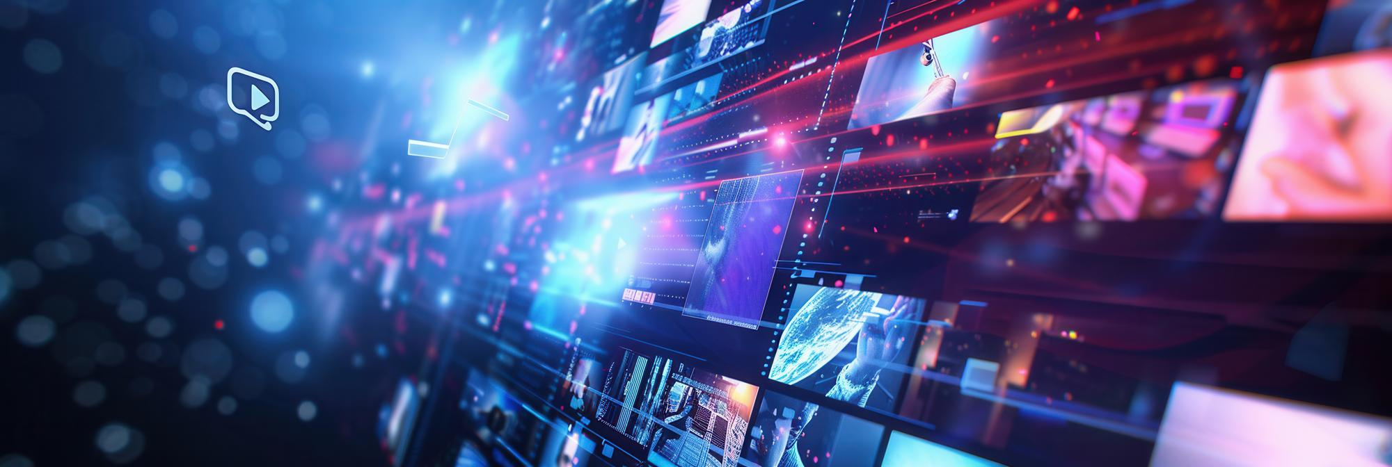 Digital media production and online marketing visuals